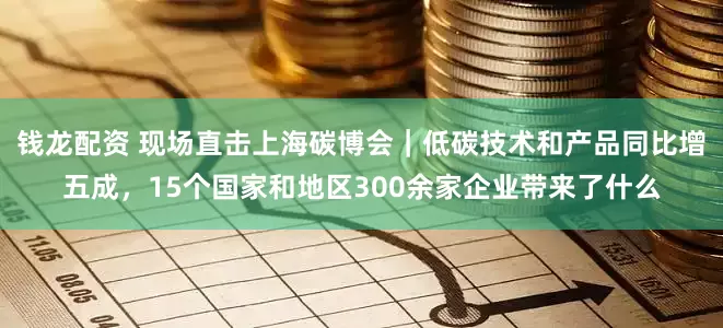 钱龙配资 现场直击上海碳博会｜低碳技术和产品同比增五成，15个国家和地区300余家企业带来了什么